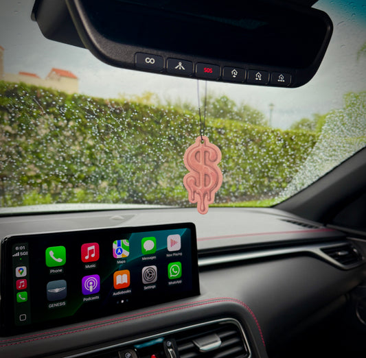 Essentials Dollar Sign Air Freshener + Keychain – Vanilla Scent