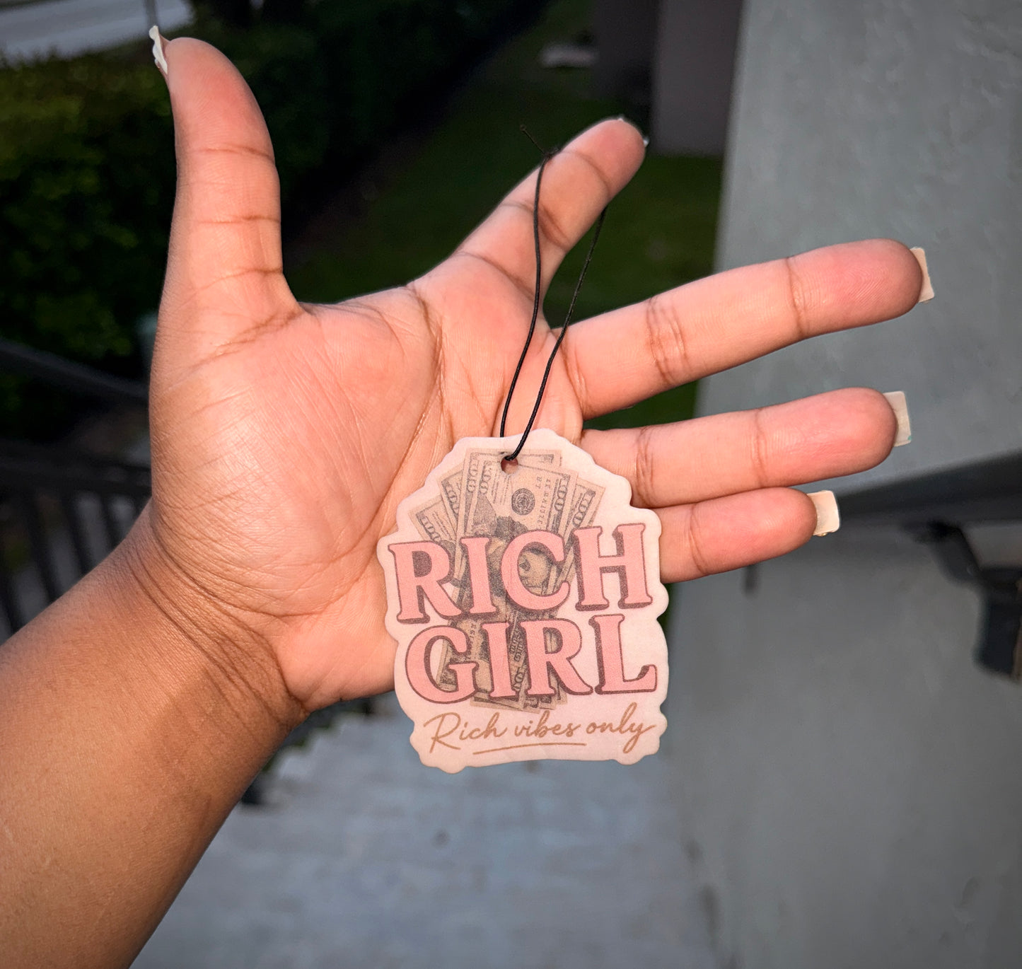 Essentials Rich Girl Air Freshener + Keychain – Strawberry Scent
