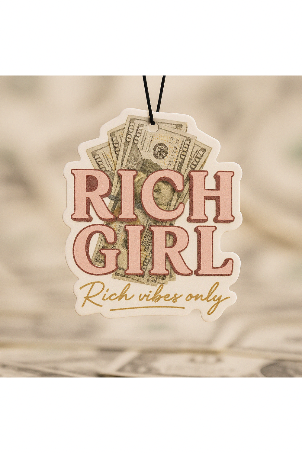 Essentials Rich Girl Air Freshener + Keychain – Strawberry Scent