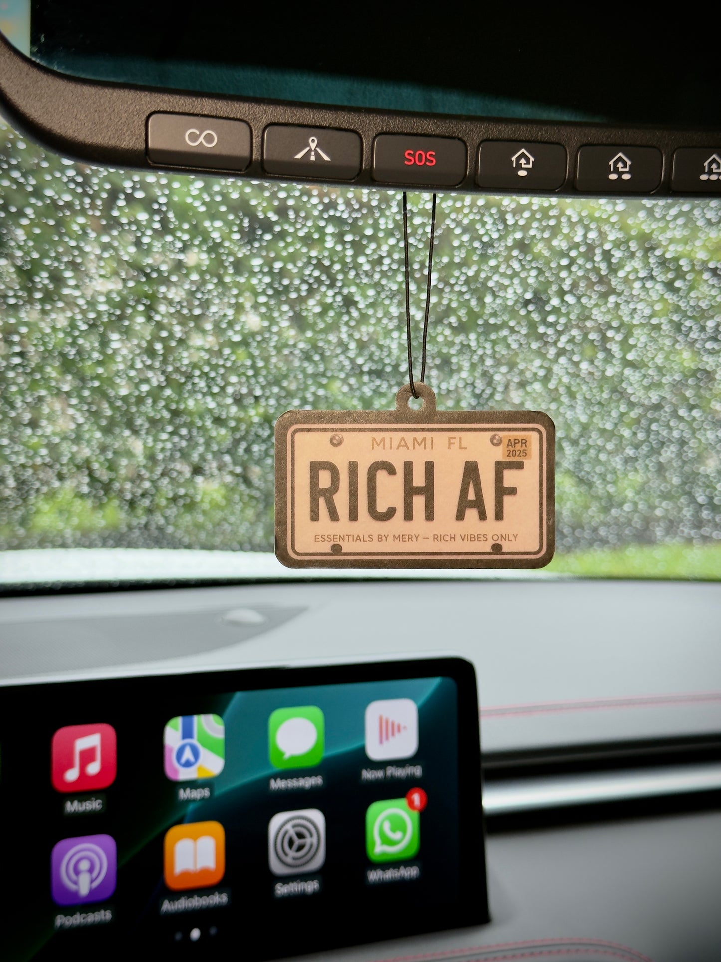 Essentials Rich AF Air Freshener + Keychain – New Car Scent
