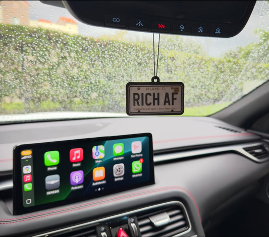 Essentials Rich AF Air Freshener + Keychain – New Car Scent
