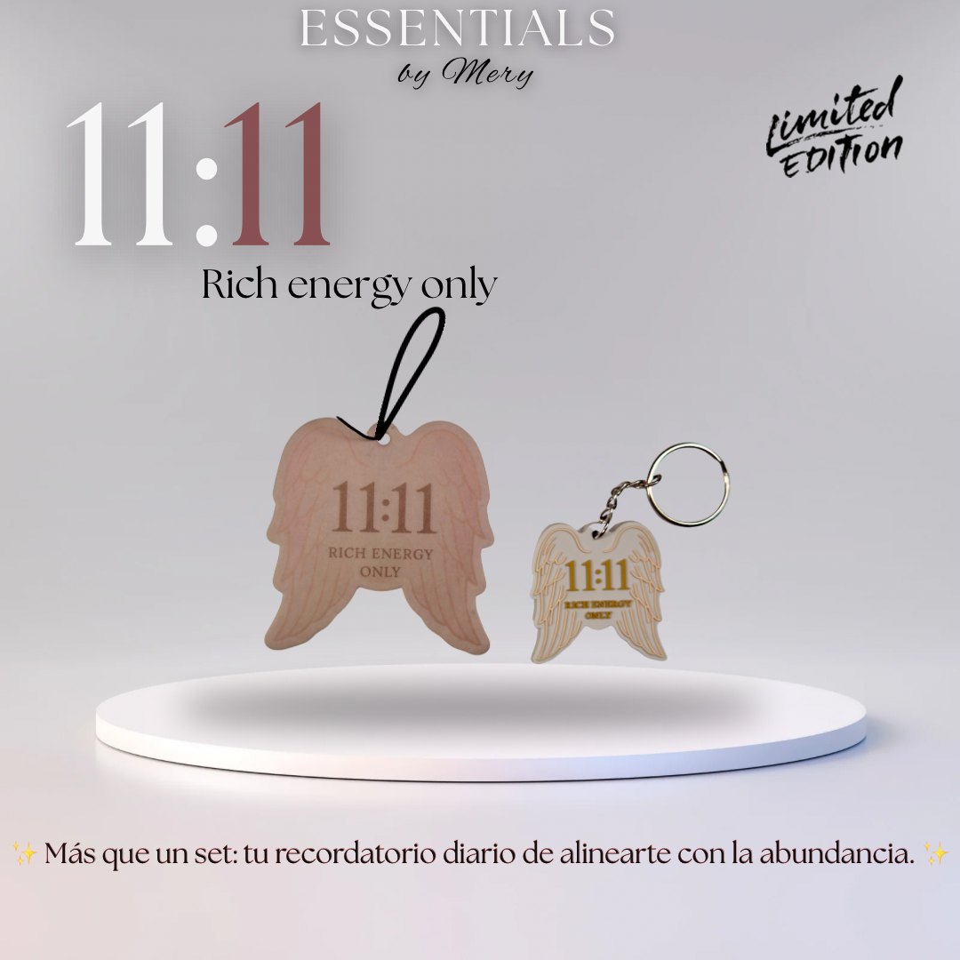 Essentials 11:11 / Rich Energy Only Air Freshener + Keychain – Ocean Breeze Scent