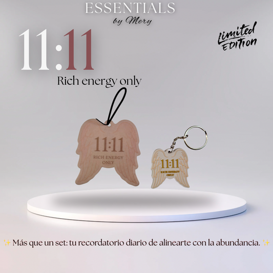 Essentials 11:11 / Rich Energy Only Air Freshener + Keychain – Ocean Breeze Scent