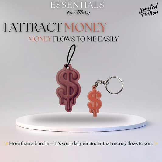 Essentials Dollar Sign Air Freshener + Keychain – Vanilla Scent