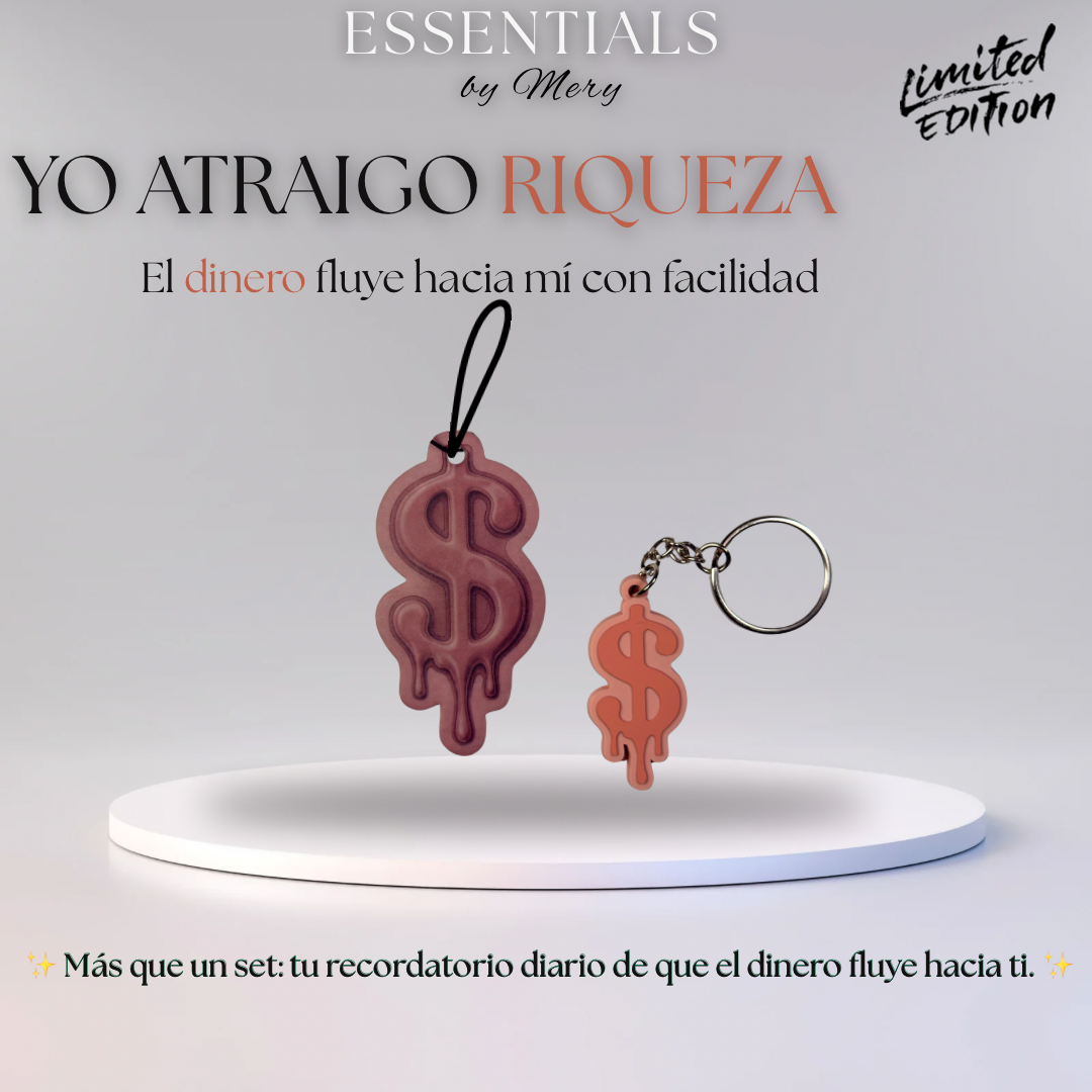 Essentials Dollar Sign Air Freshener + Keychain – Vanilla Scent