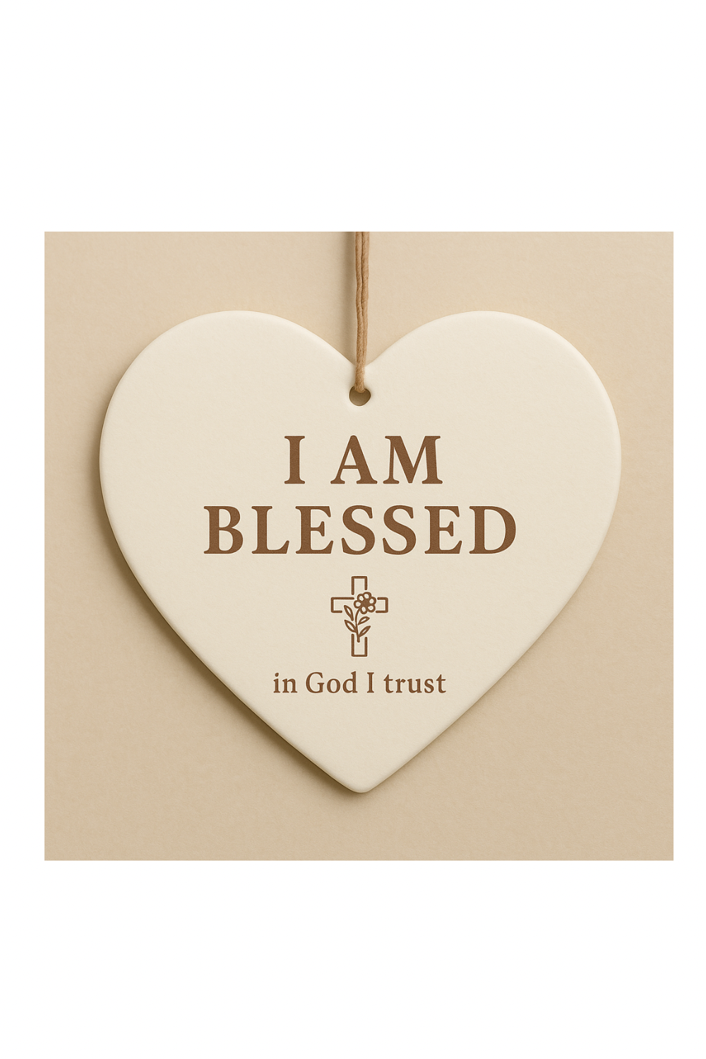 Essentials I Am Blessed Air Freshener + Keychain – Lavender Scent