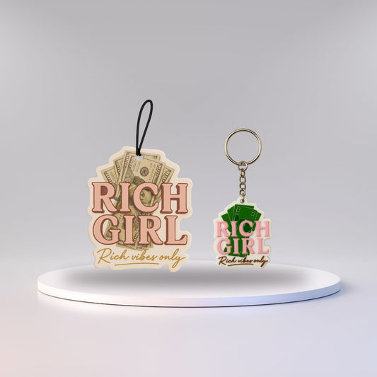 Essentials Rich Girl Air Freshener + Keychain – Strawberry Scent