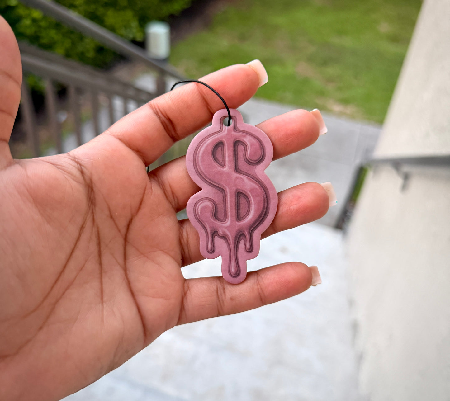 Essentials Dollar Sign Air Freshener + Keychain – Vanilla Scent