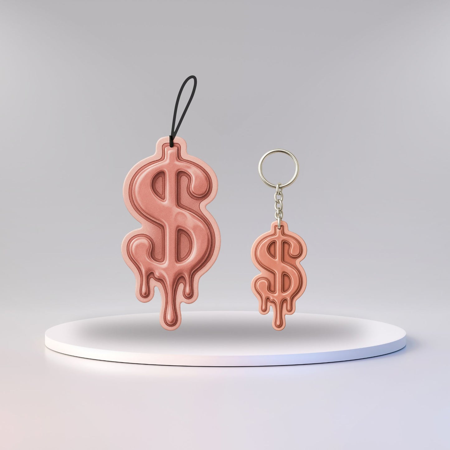 Essentials Dollar Sign Air Freshener + Keychain – Vanilla Scent