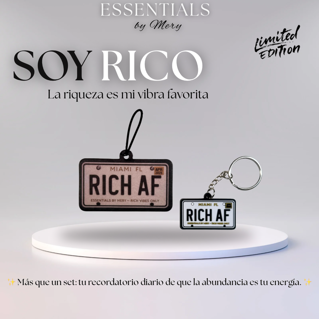 Essentials Rich AF Air Freshener + Keychain – New Car Scent